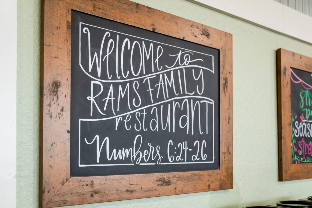 Delicious food at The Rams Family Restaurant